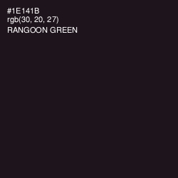#1E141B - Rangoon Green Color Image